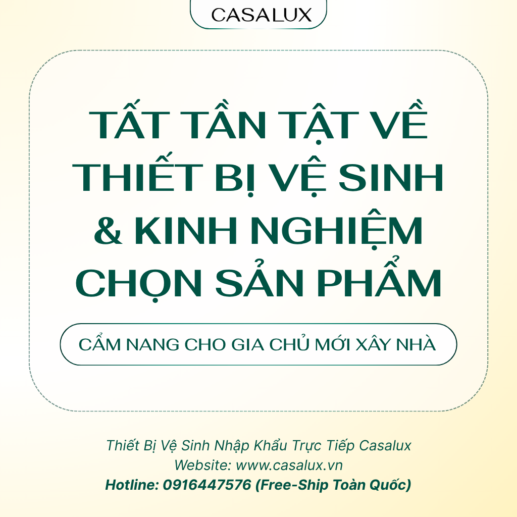 Thiết bị vệ sinh là gì? Tất tần tật những gì cả nhà nên biết (2026)