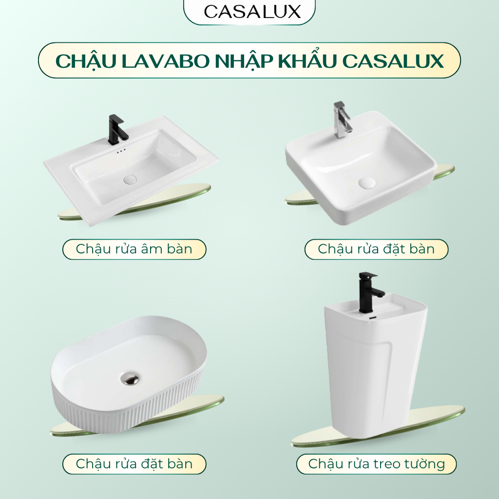 Chậu lavabo nhập khẩu Casalux