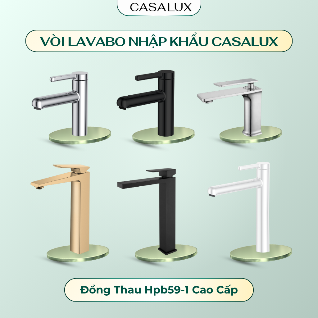 Vòi Lavabo Nhập Khẩu Casalux
