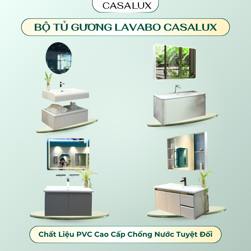 Bộ Tủ Lavabo Nhập Khẩu Casalux