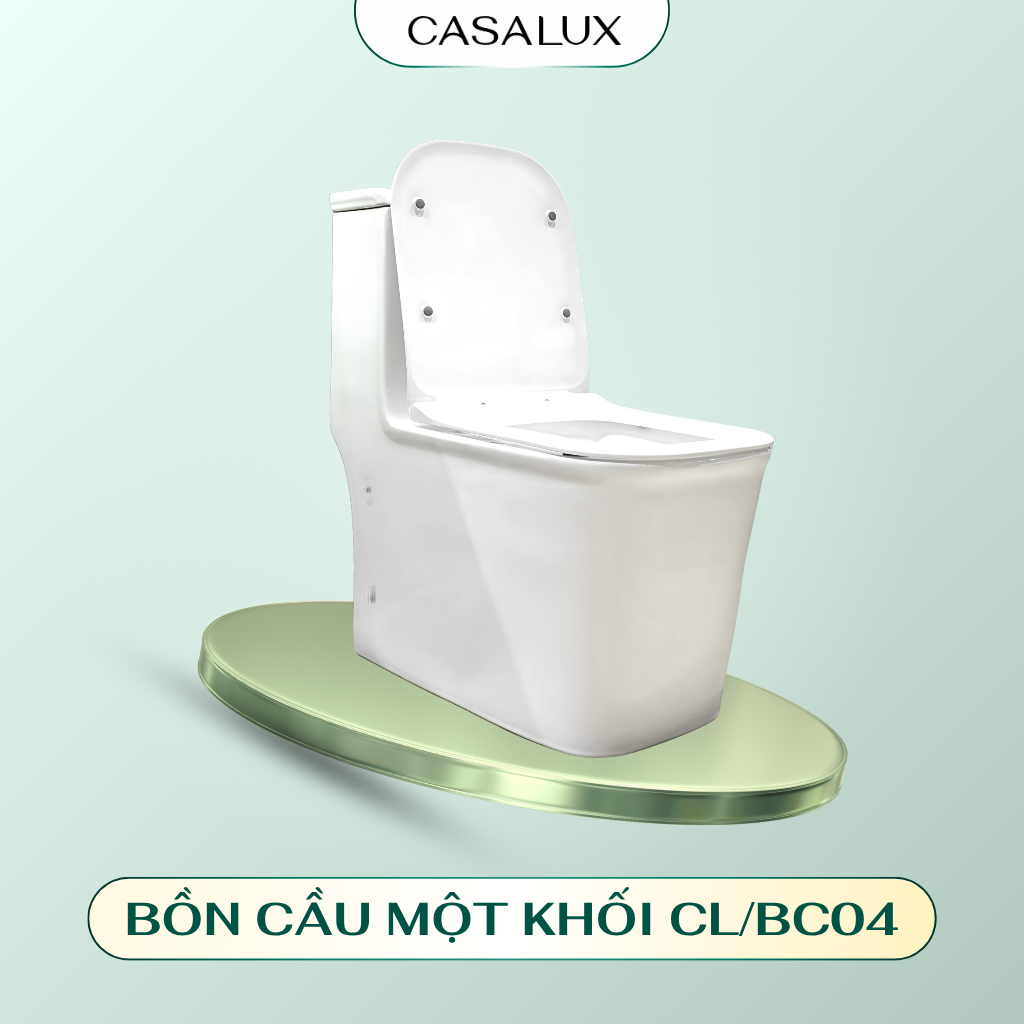 Bồn cầu một khối men Nano Casalux CL/BC04
