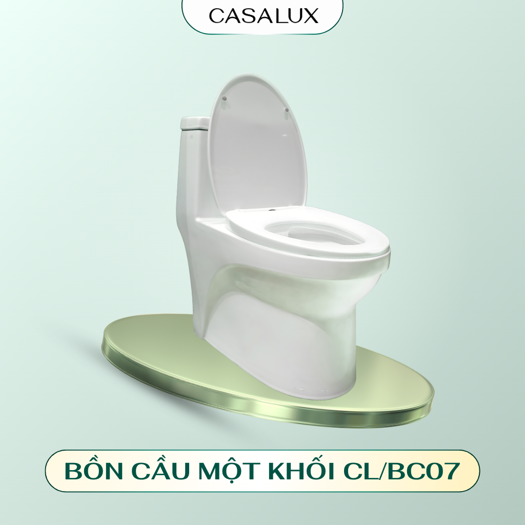 Bồn cầu một khối men Nano Casalux CL/BC07