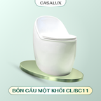 Bồn cầu trứng một khối Casalux men sứ Nano CL/BC11