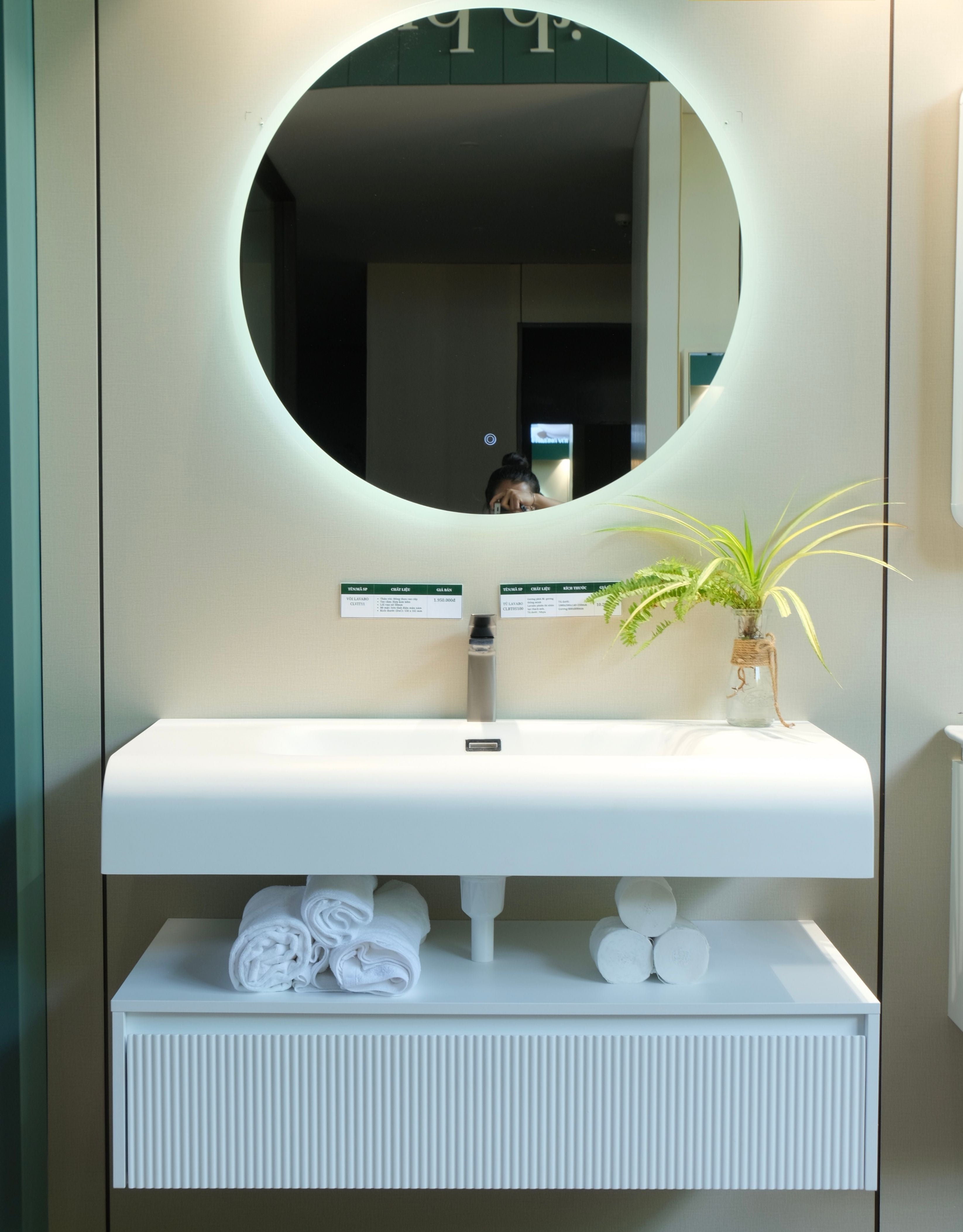 Bộ Tủ Phòng Tắm Nhựa PVC Chống Nước Casalux CLBT05100