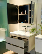 Bộ Tủ Phòng Tắm Nhựa PVC Chống Nước Casalux CLBT0780