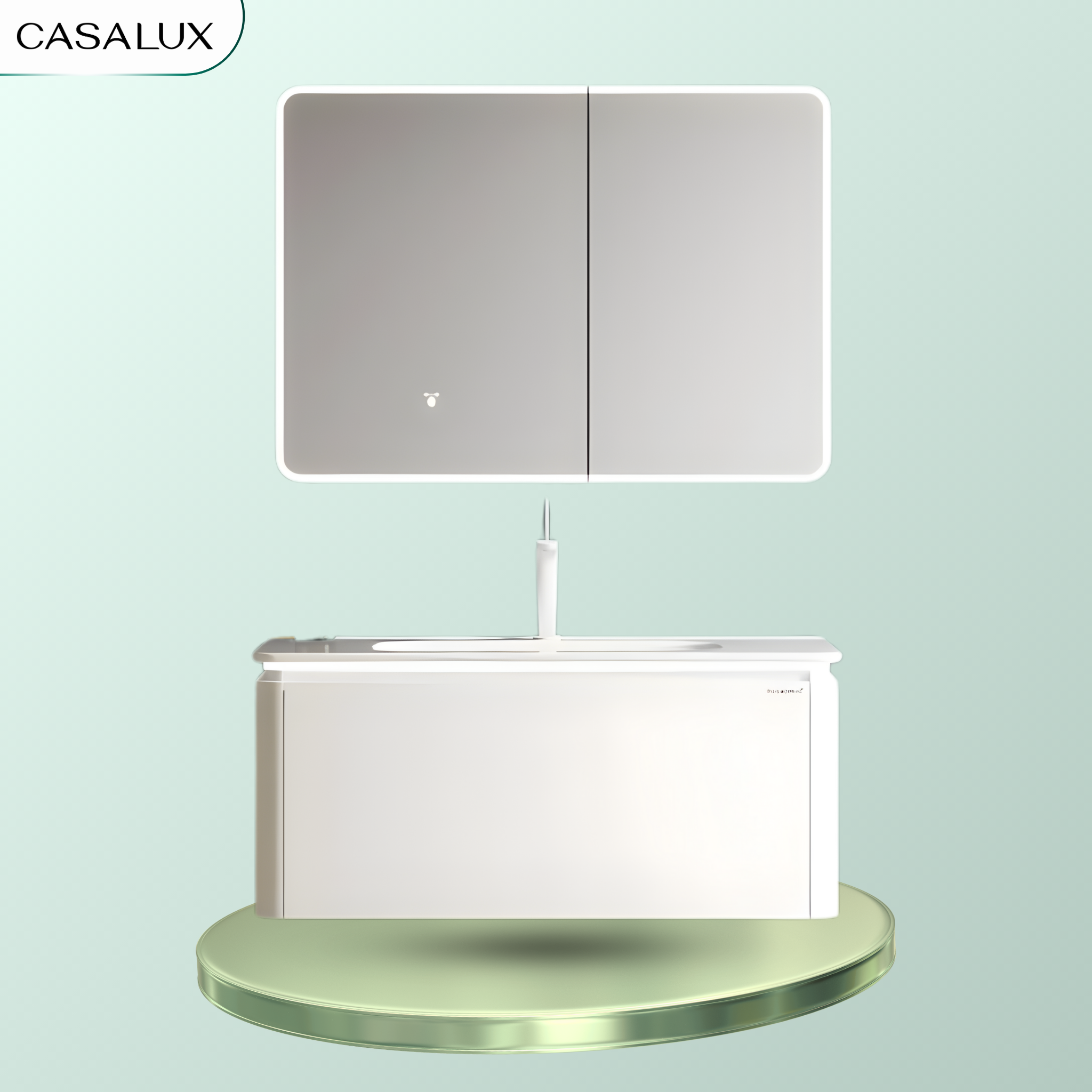 Bộ Tủ Phòng Tắm Nhựa PVC Chống Nước Casalux CLBT08100