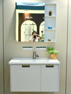 Bộ Tủ Phòng Tắm Nhựa PVC Chống Nước Casalux CLBT1280