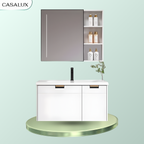 Bộ Tủ Phòng Tắm Nhựa PVC Chống Nước Casalux CLBT1280