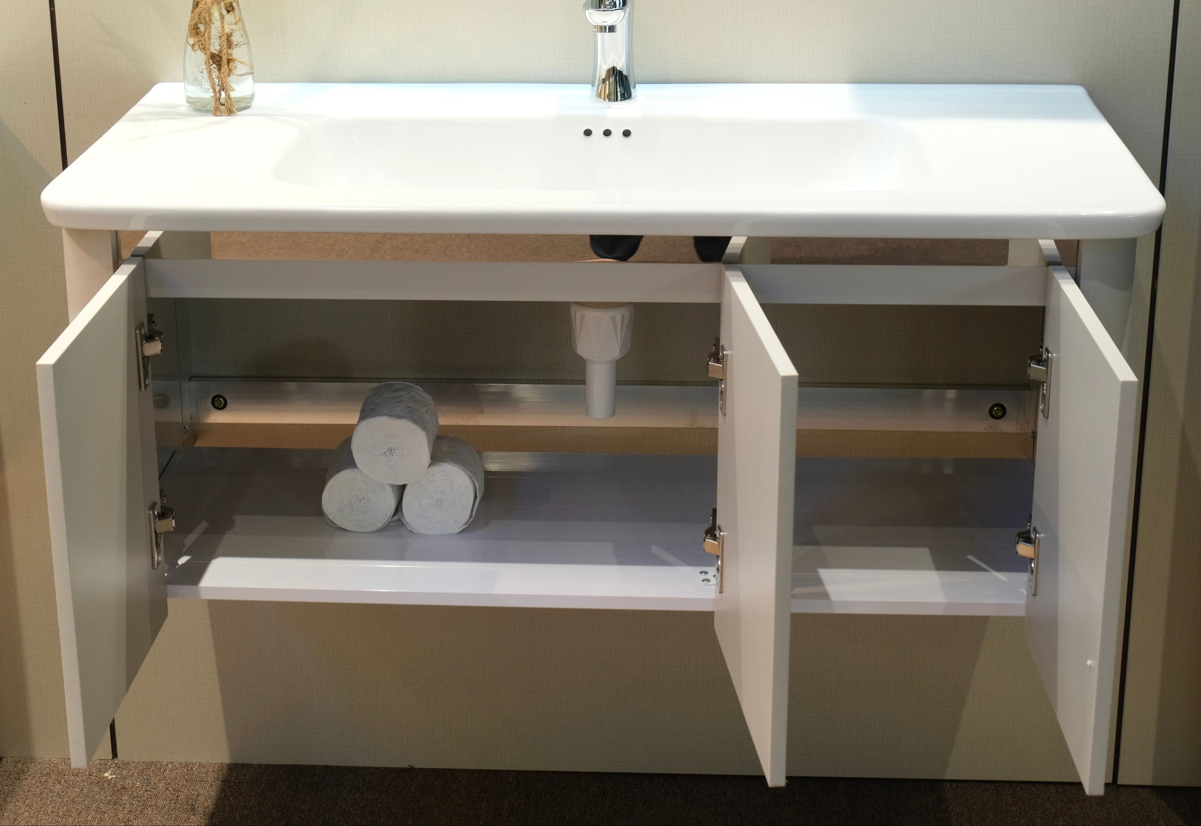 Bộ Tủ Phòng Tắm Nhựa PVC Chống Nước Casalux CLBT14100