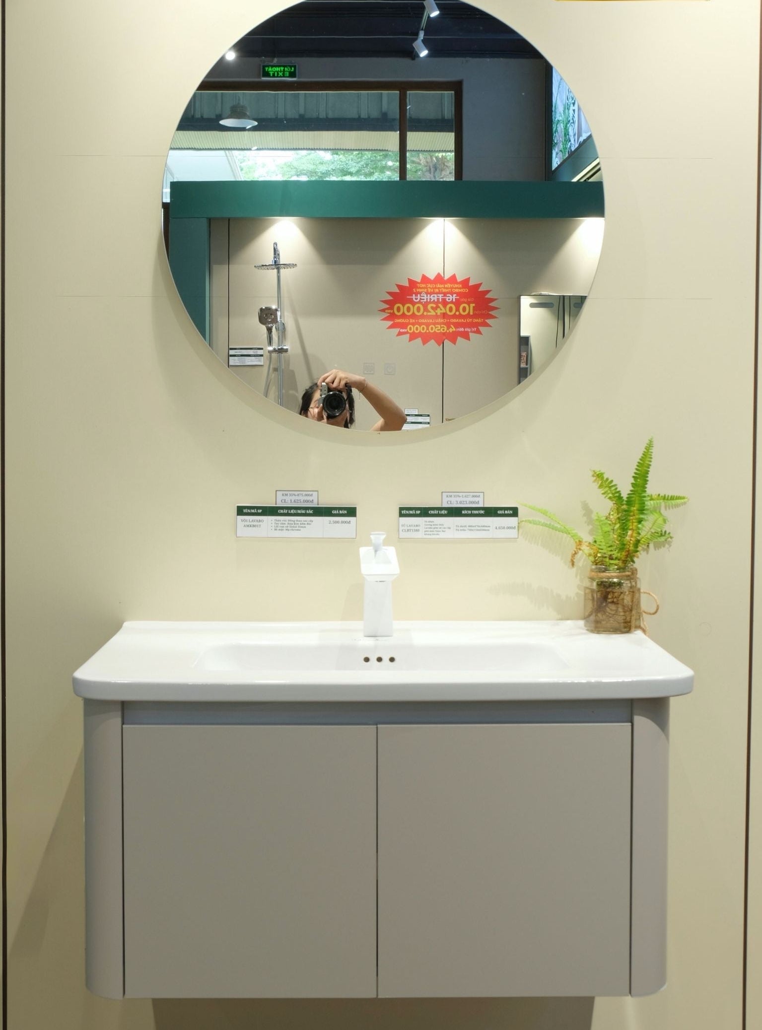 Bộ Tủ Phòng Tắm Nhựa PVC Chống Nước Casalux CLBT1480