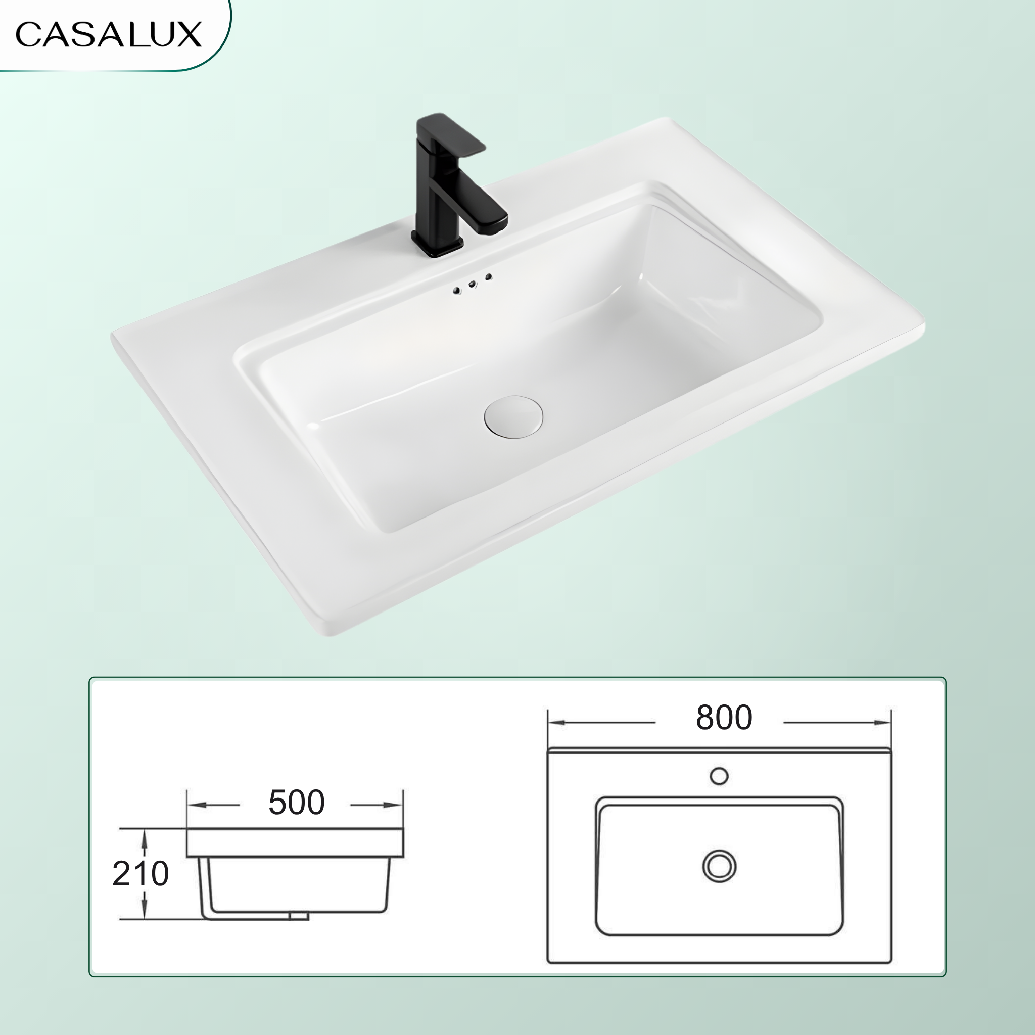 Chậu Lavabo Casalux đặt bàn CL/CR05