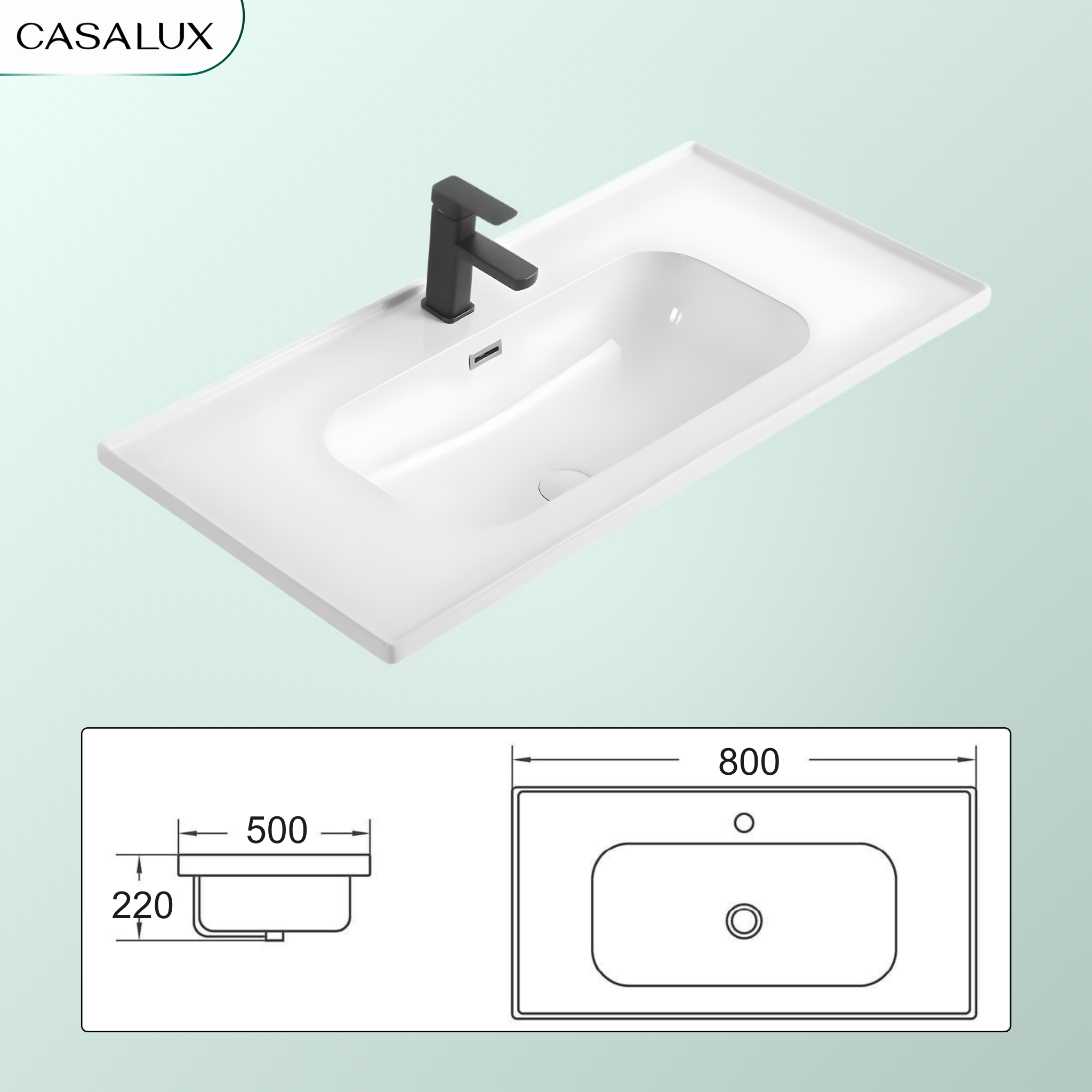 Chậu Lavabo Casalux đặt bàn CL/CR06