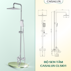Sen tắm cây Casalux mạ chrome CLSI01
