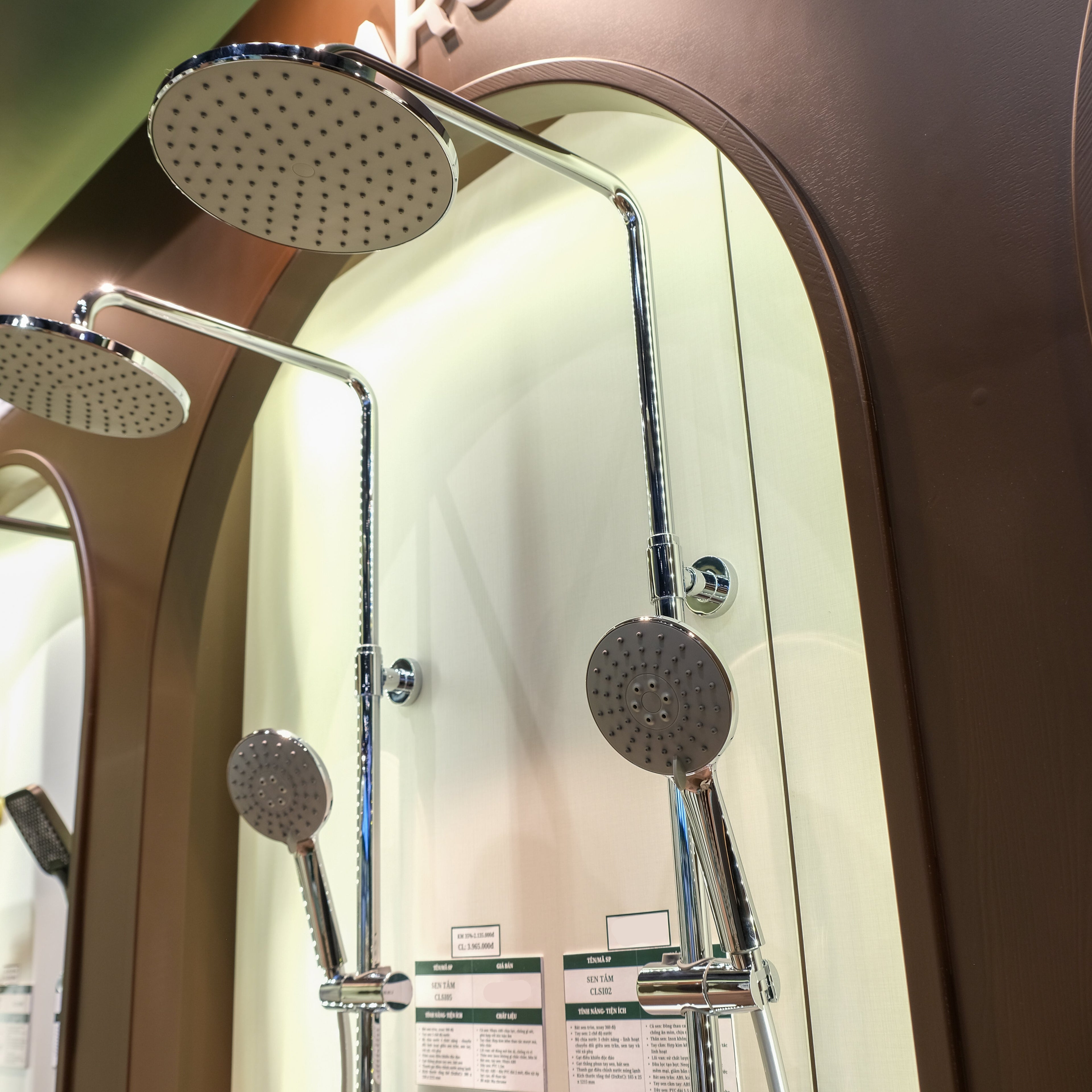 Sen tắm cây Casalux mạ chrome CLSI02