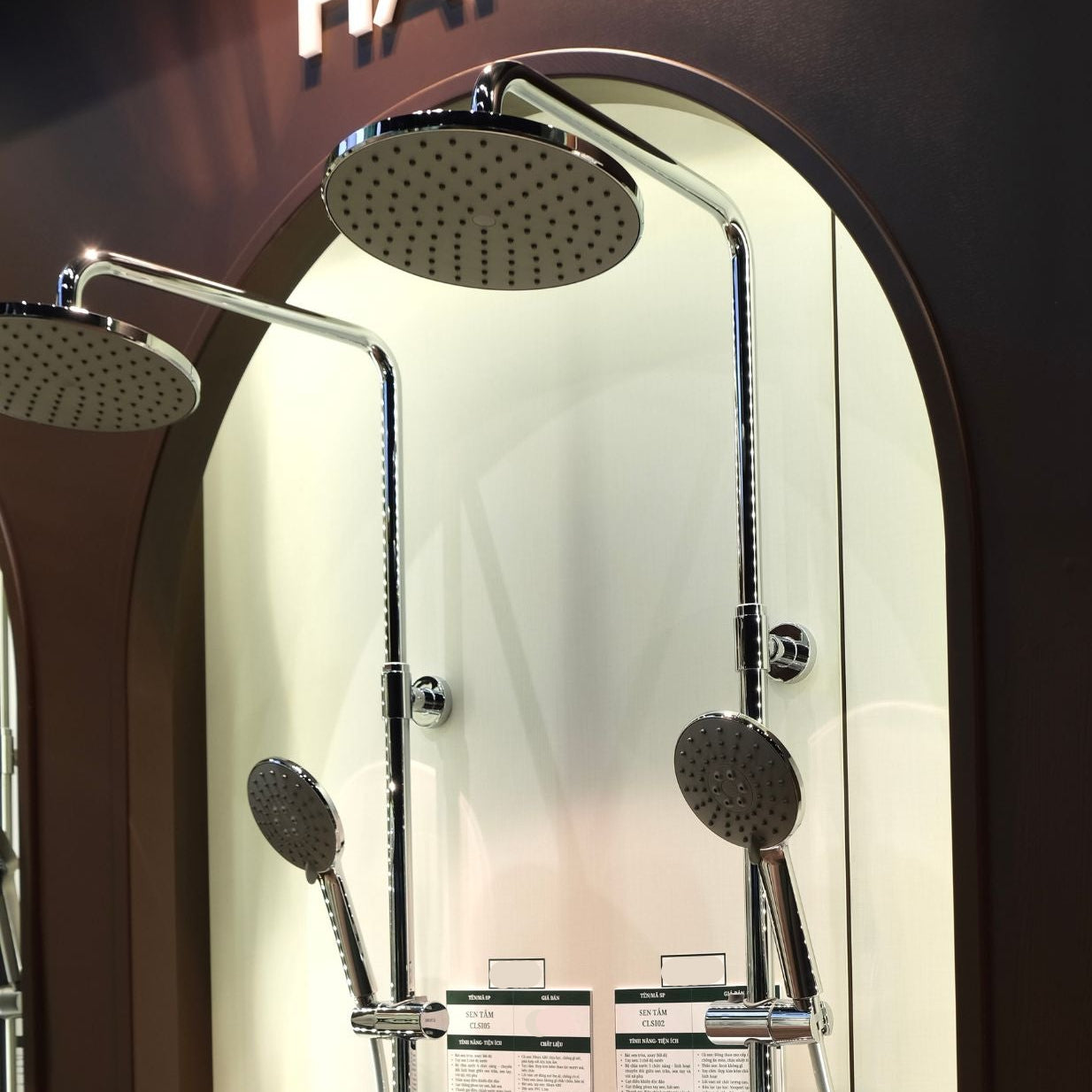 Sen tắm cây Casalux mạ chrome CLSI02