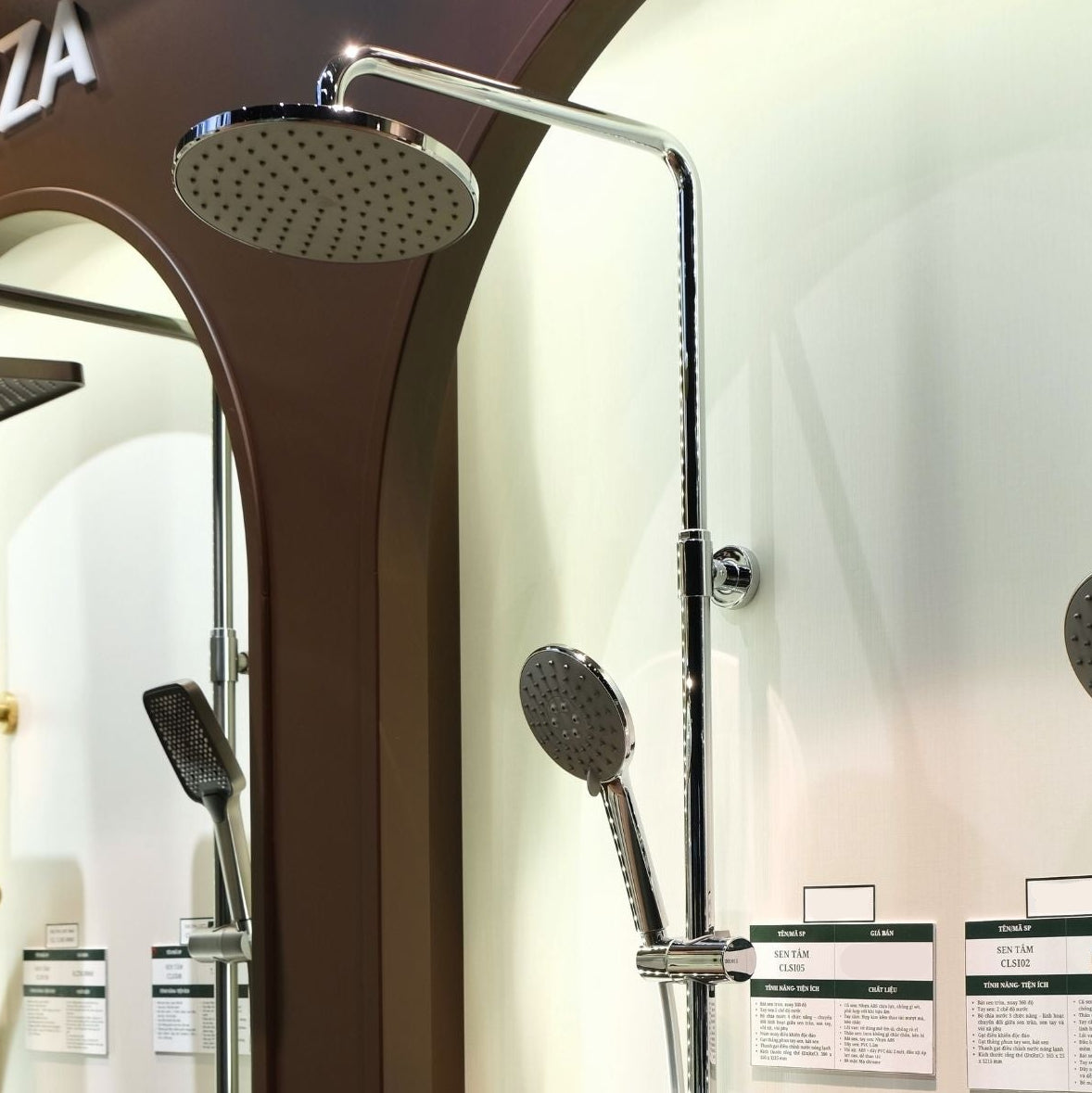 Sen tắm cây Casalux mạ chrome CLSI05