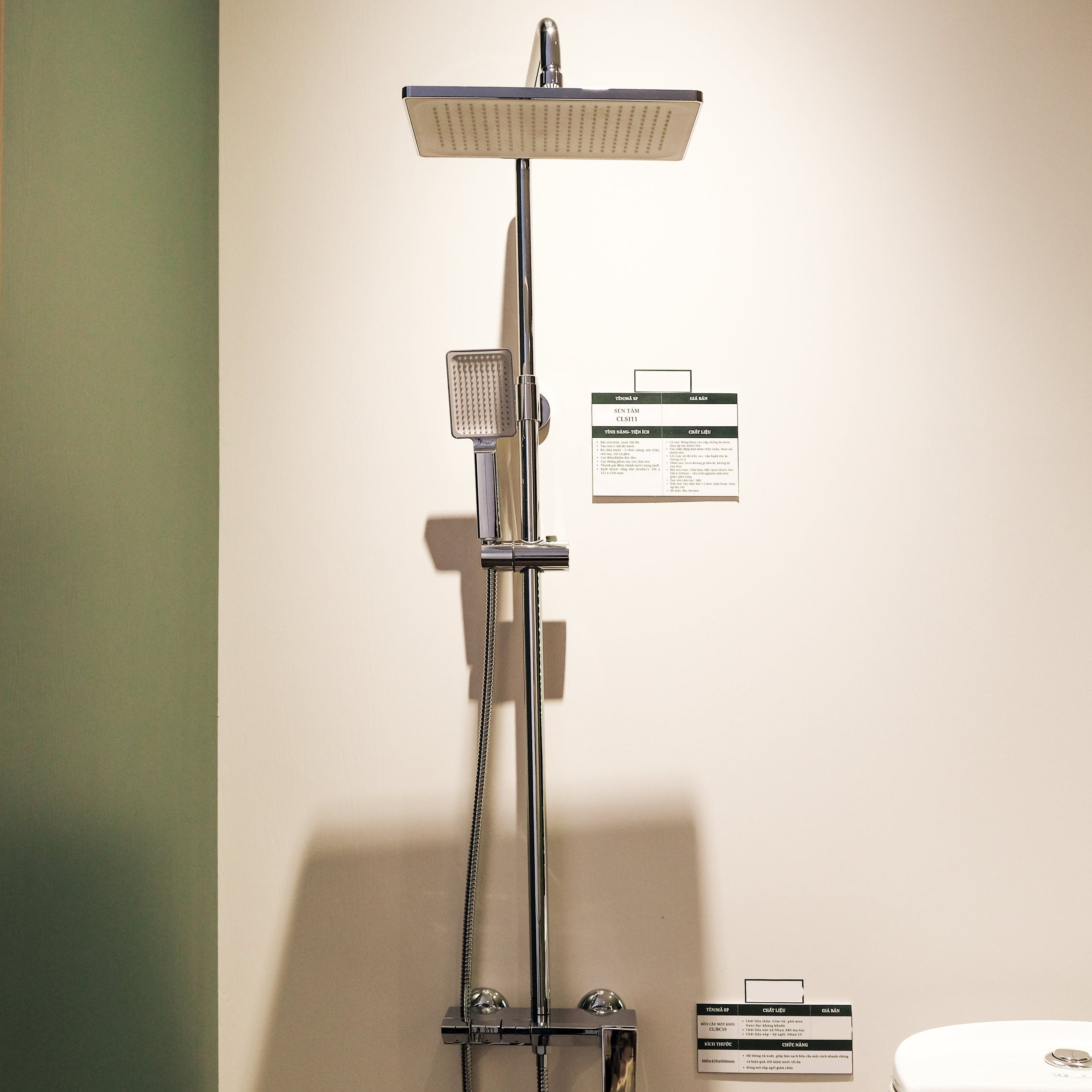 Sen tắm cây Casalux mạ chrome CLSI11