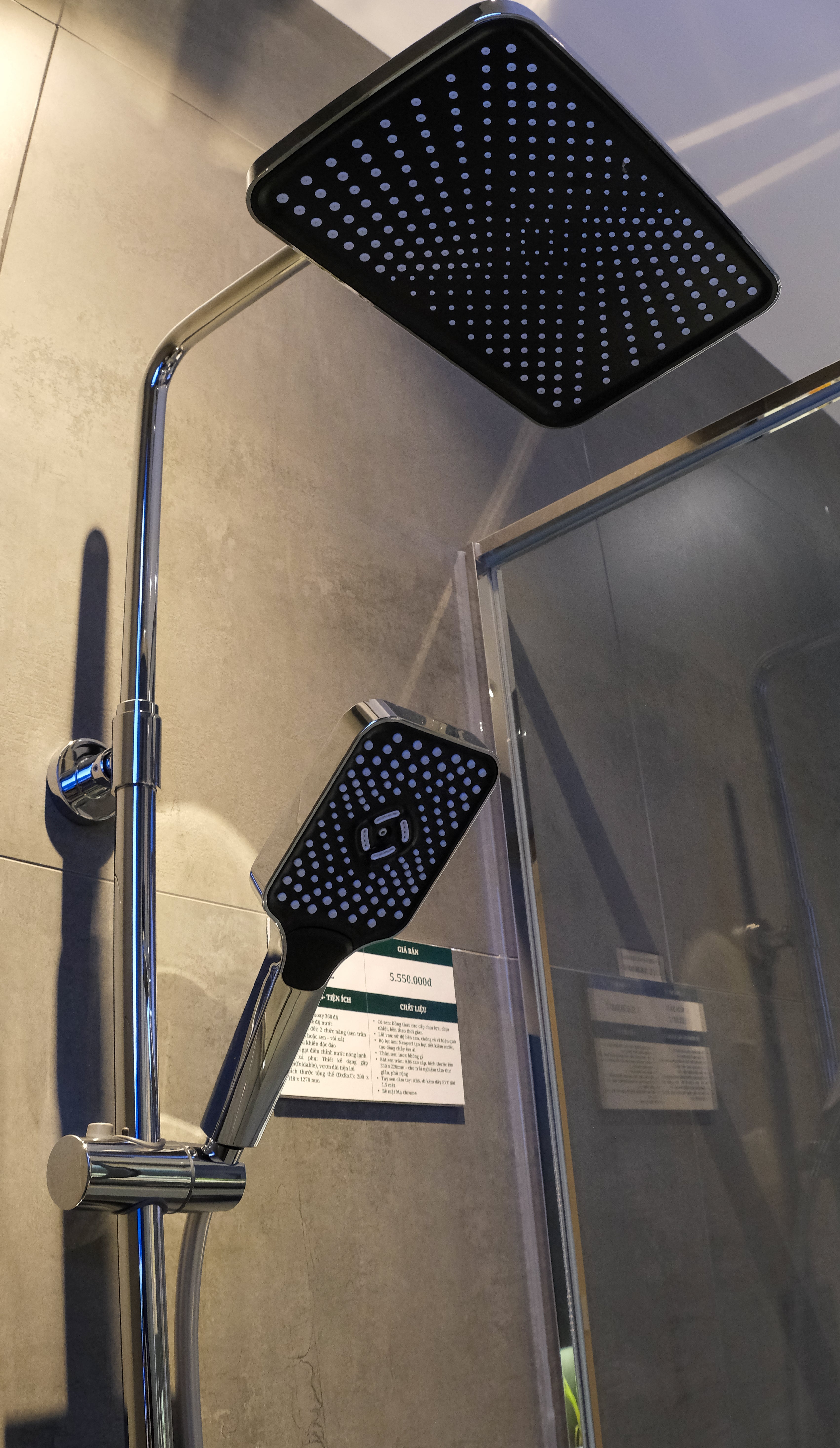 Sen tắm cây Casalux mạ chrome CLSI12