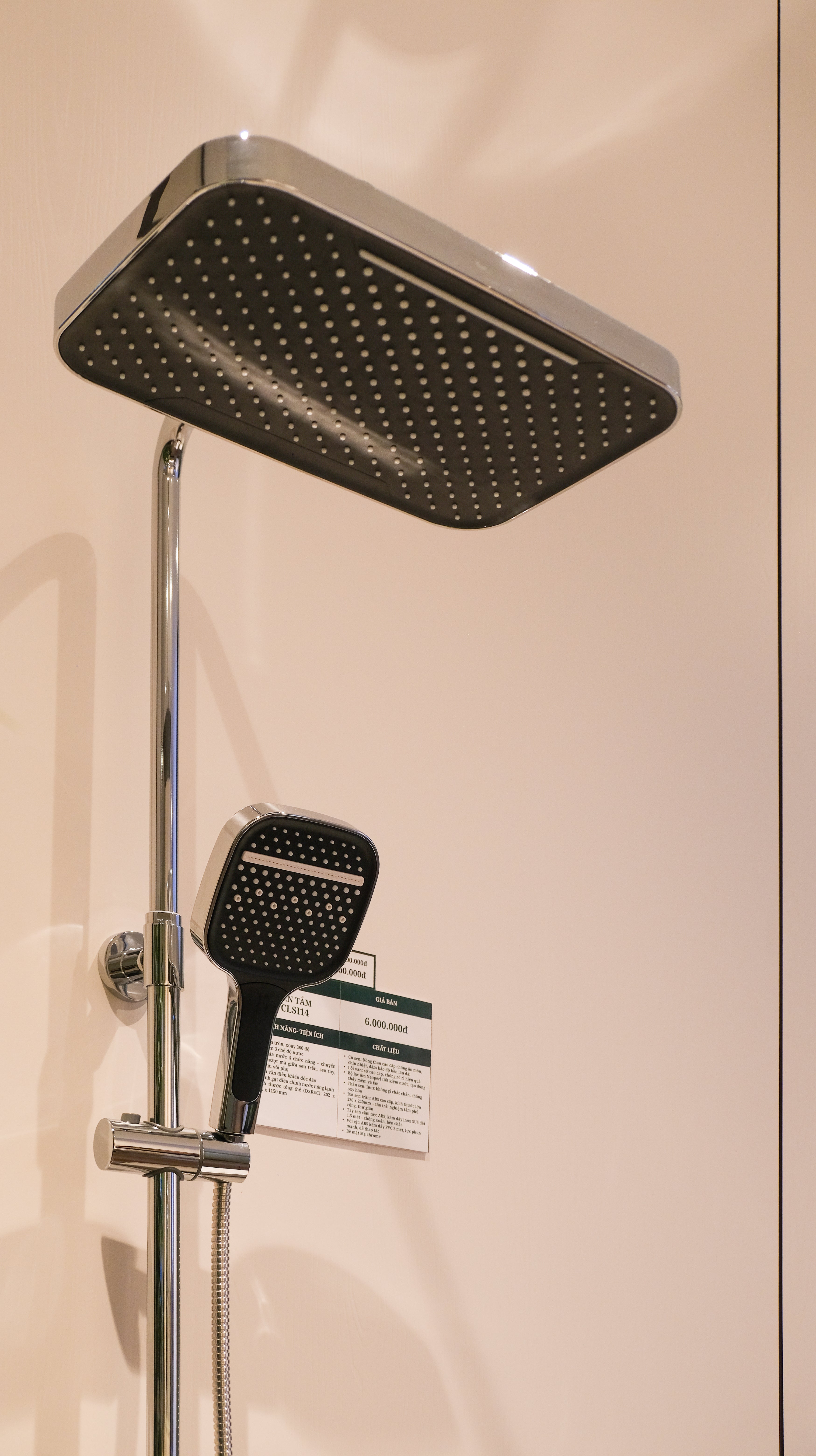 Sen tắm cây Casalux mạ chrome CLSI14