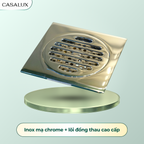 Thoát sàn Casalux đồng thau CLTS01