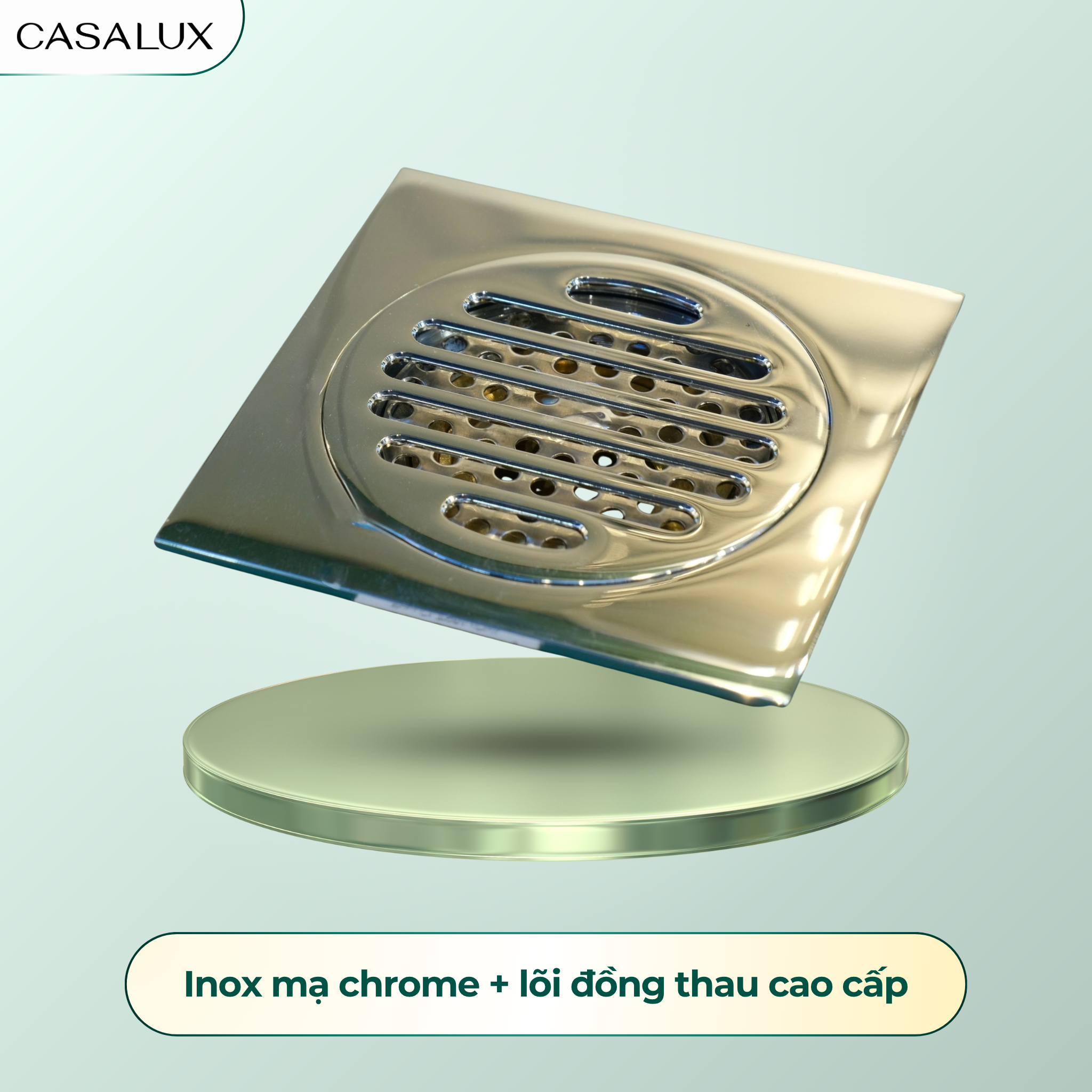 Thoát sàn Casalux đồng thau CLTS01