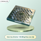 Thoát sàn Casalux đồng thau CLTS03