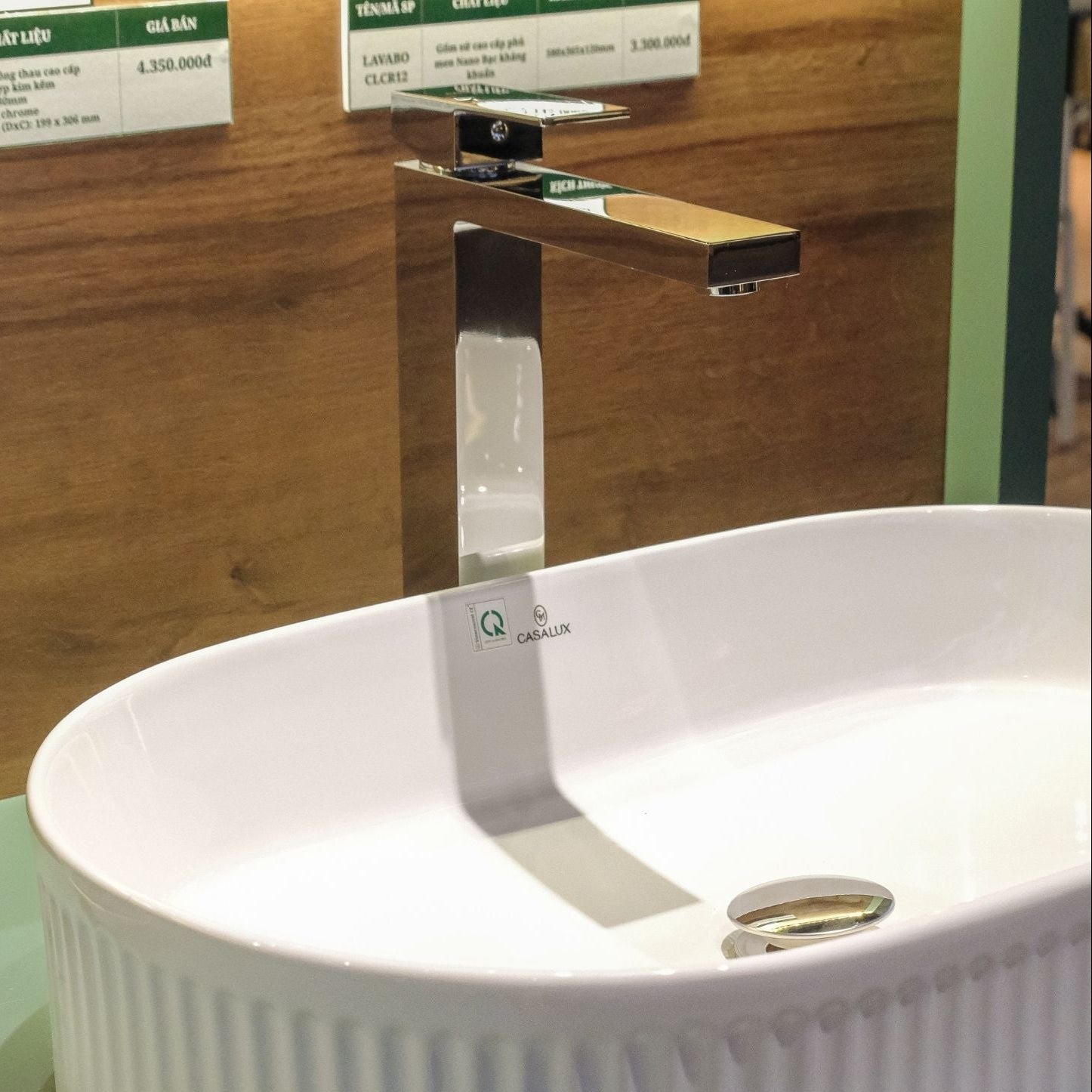 Vòi lavabo Casalux cao mạ chrome CLVIC18