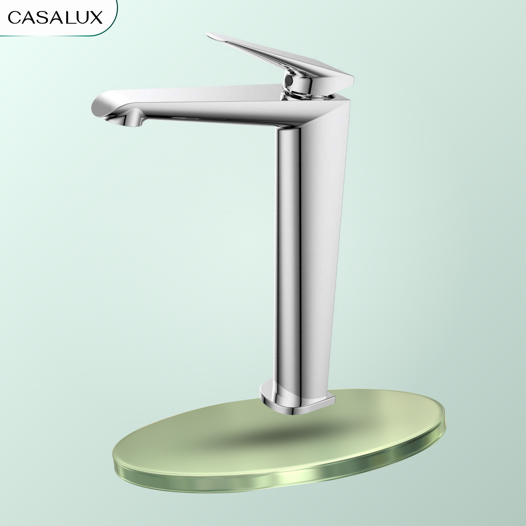 Vòi lavabo Casalux thấp mạ chrome CLVIC23