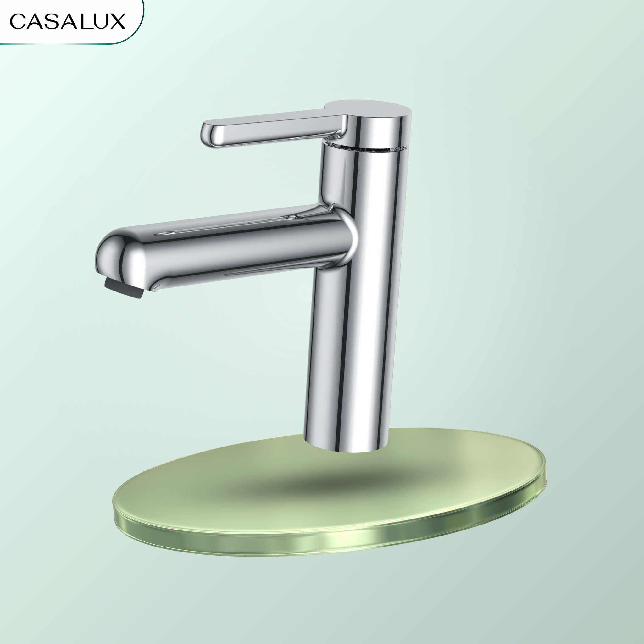 Vòi lavabo Casalux thấp mạ chrome CLVIT02