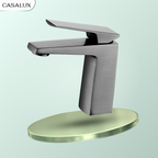 Vòi lavabo Casalux thấp màu xám CLVIT11