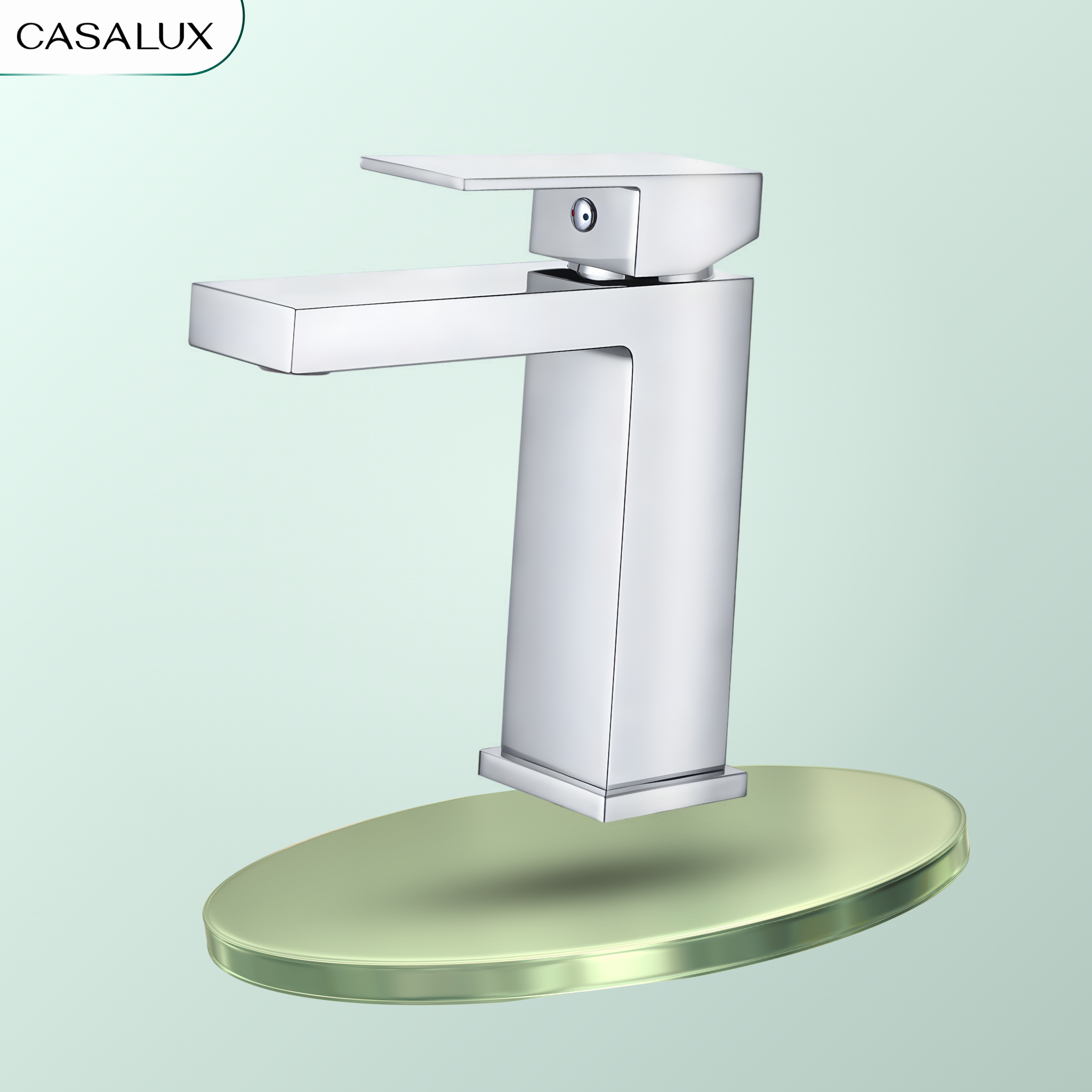 Vòi lavabo Casalux thấp mạ chrome CLVIT17