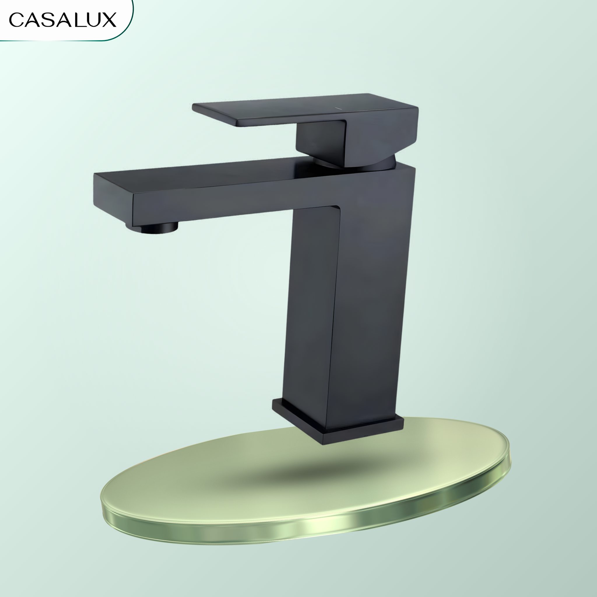 Vòi lavabo Casalux thấp đen nhám CLVIT19