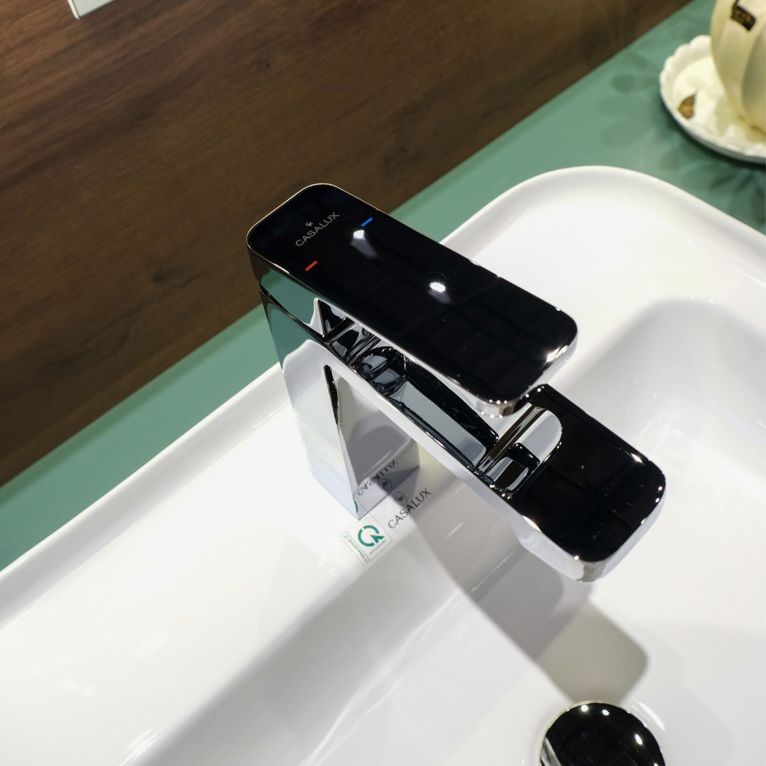 Vòi lavabo Casalux thấp mạ chrome CLVIT21