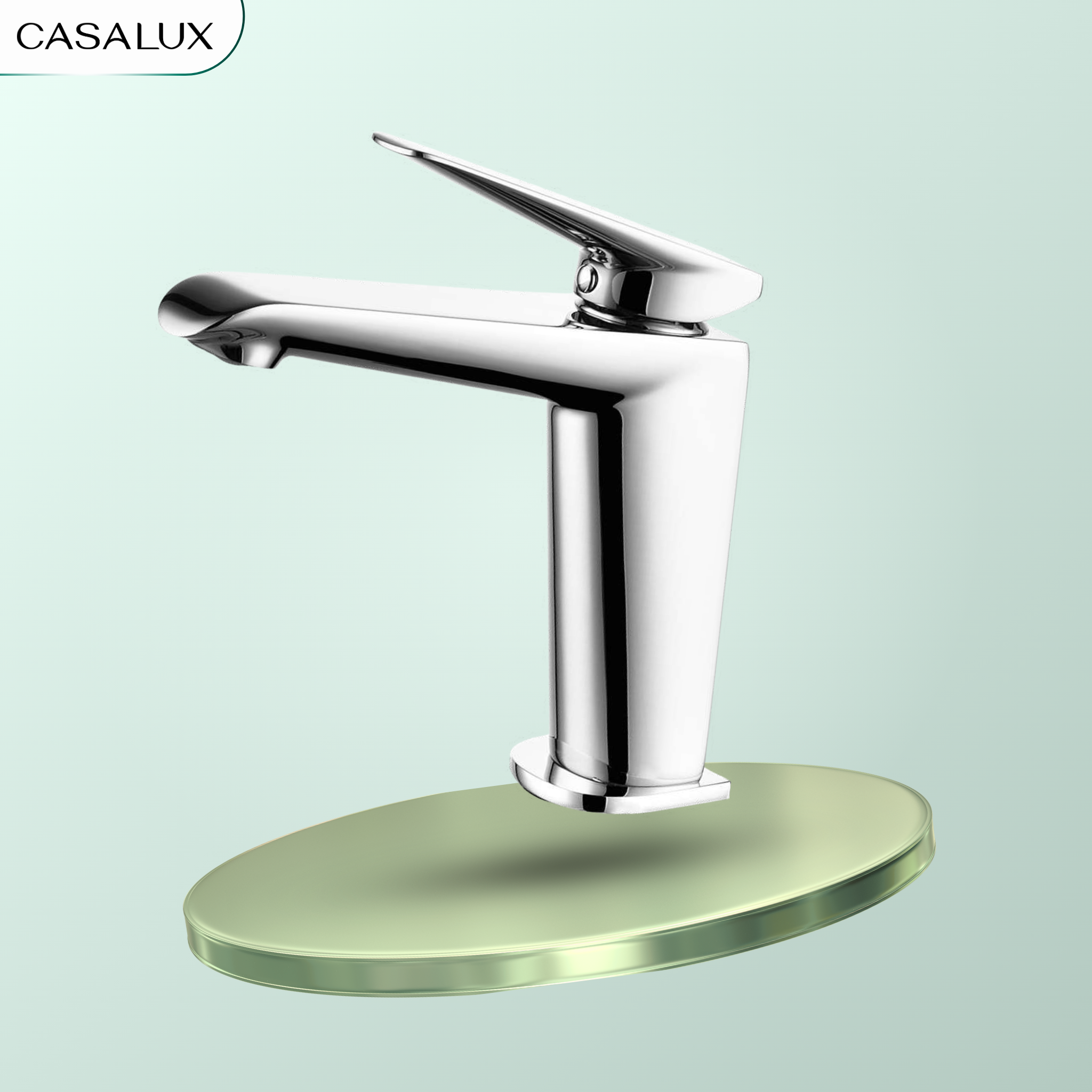 Vòi lavabo Casalux thấp mạ chrome CLVIT22